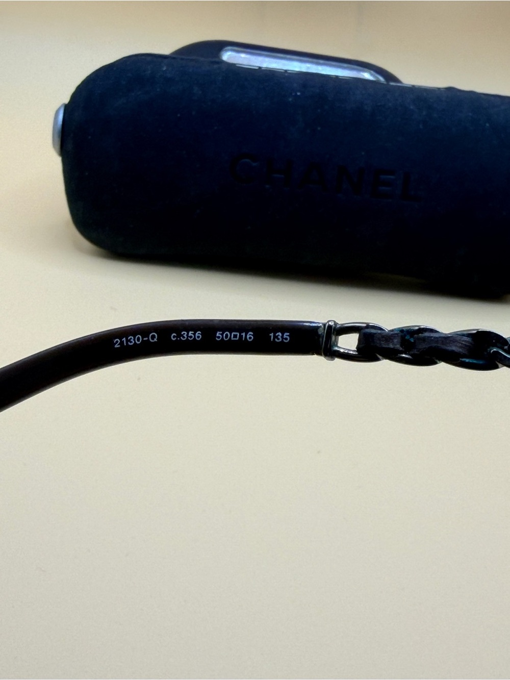 CHANEL Rectangular Metal Rim Eyeglasses - Picture 7 of 8